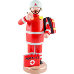Räuchermännchen Notarzt - 23 cm