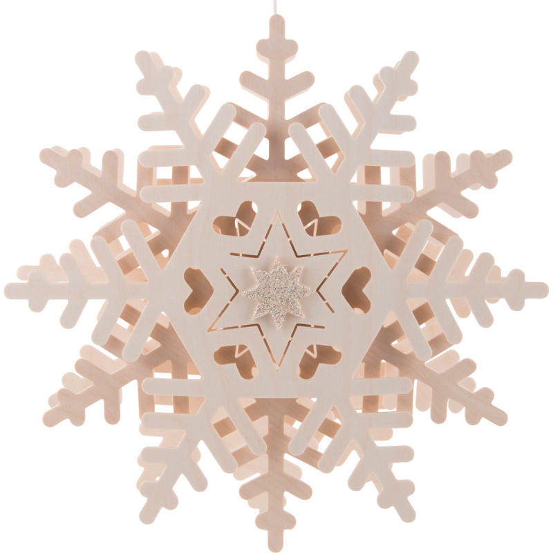 Window Pictures Snow Crystal (2) - 29 cm / 11.4 inch