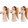 Nativity Angels, Set of Three, Stained - 7 cm / 2.8 inch