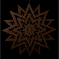 Window Picture - Christmasstar - 28 cm / 11 inch