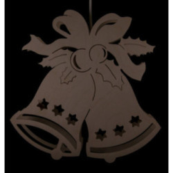 Fensterbild Glocke mit Schleife - 32 cm