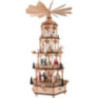4-Tier Pyramid - Nativity Scene with Musical Mechanism - 70 cm / 27.6 inch