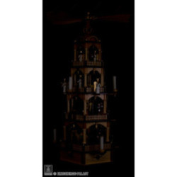 4-Tier Pyramid - Nativity Scene with Musical Mechanism - 70 cm / 27.6 inch