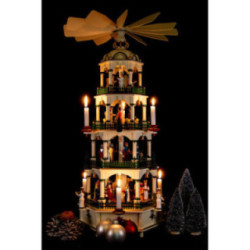 4-Tier Pyramid - Nativity Scene with Musical Mechanism - 70 cm / 27.6 inch