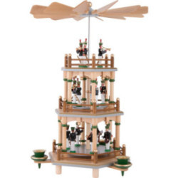 3-stöckige Pyramide mit Bergaufzug - 35 cm