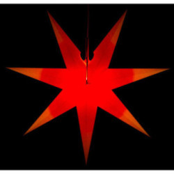 Window Star - Red - Yellow - 53 cm / 20.9 inch