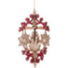 Tree Ornament - Snowflake Miner, Angel and Smoker - 14 cm / 5.5 inch