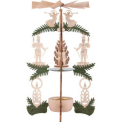 1-Tier Pyramid - Miner, Angel and Smoker - 26 cm / 10.2 inch
