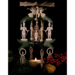 1-Tier Pyramid - Miner, Angel and Smoker - 26 cm / 10.2 inch