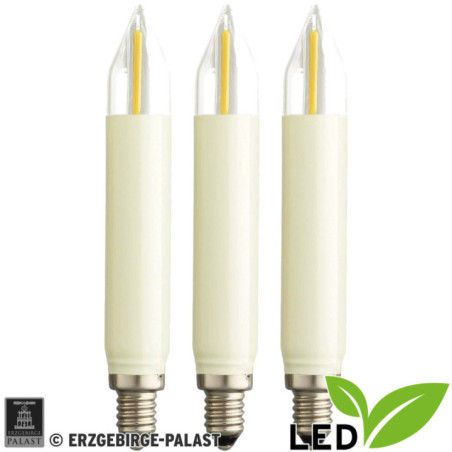 LED-Kleinschaftkerze Filament - Sockel E10 - 34V