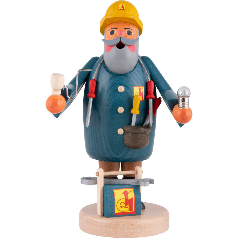 Räuchermännchen Elektriker - 19 cm
