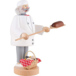 Smoker - Baker white - 22 cm / 8.7 inch