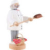 Räuchermännchen Bäcker weiß - 22 cm