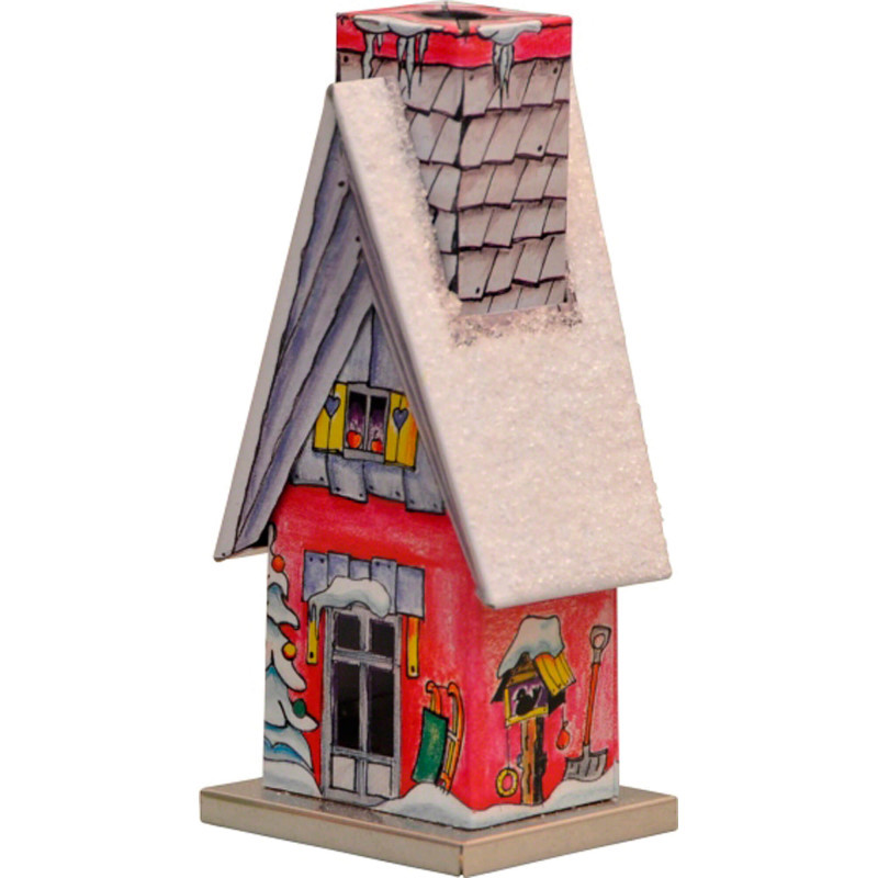 Metal Smoking Hut - Winterhouse - 11 cm / 4.3 inch