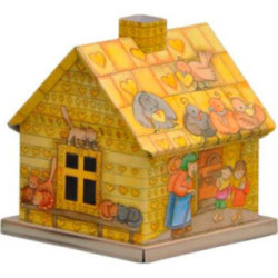 Metal Smoking Hut - Hansel & Gretel - 7 cm / 2.8 inch