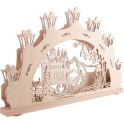 Schwibbogen Schloss am See - 52x31,5 cm