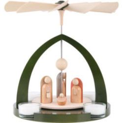 1-stöckige Pyramide Christi Geburt - modern - 23 cm