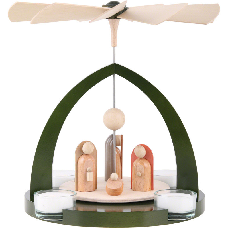 1-stöckige Pyramide Christi Geburt - modern - 23 cm