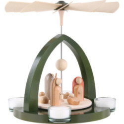 1-Tier Pyramid - Nativity - Modern - 23 cm / 9 inch