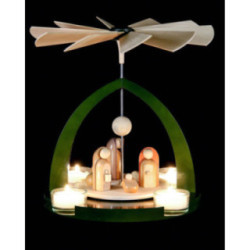 1-Tier Pyramid - Nativity - Modern - 23 cm / 9 inch