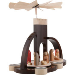 1-stöckige Pyramide Christi Geburt - modern - 33 cm