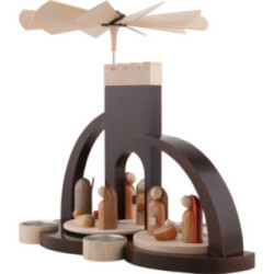 1-stöckige Pyramide Christi Geburt - modern - 33 cm