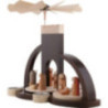 1-stöckige Pyramide Christi Geburt - modern - 33 cm