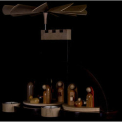 1-stöckige Pyramide Christi Geburt - modern - 33 cm