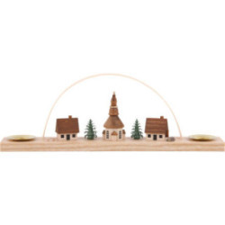 Schwibbogen Miniatur - Spielzeugdorf - 7,5 cm hoch