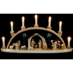 Schwibbogen Krippenhaus - 60 cm