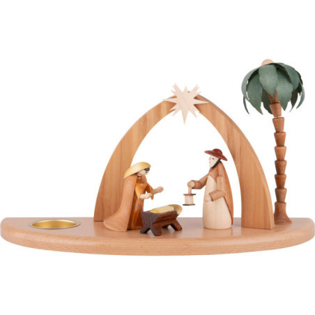 Kerzenhalter Weihnachtskrippe - 17 cm