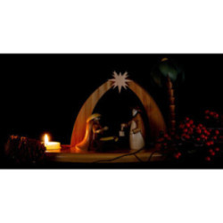 Kerzenhalter Weihnachtskrippe - 17 cm