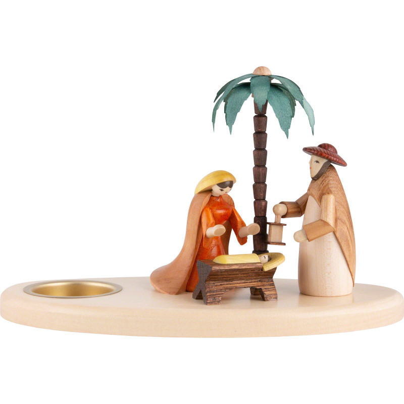 Kerzenhalter Weihnachtskrippe - 12 cm