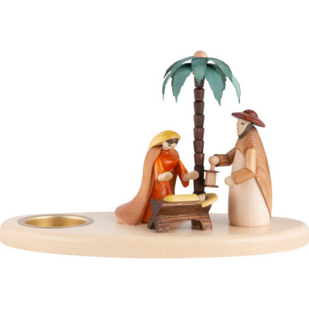 Kerzenhalter Weihnachtskrippe - 12 cm