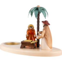 Kerzenhalter Weihnachtskrippe - 12 cm