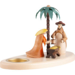 Kerzenhalter Weihnachtskrippe - 12 cm