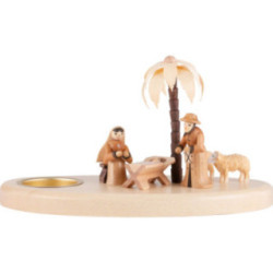 Candle Holder - Nativity - 11 cm / 4 inch