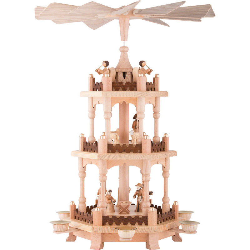 3-stöckige Pyramide Zur Weihnacht - 45 cm