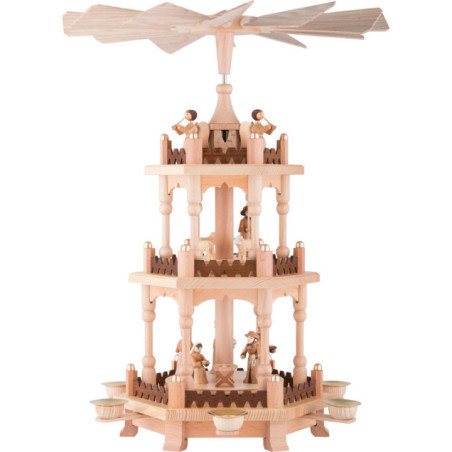 3-stöckige Pyramide Zur Weihnacht - 45 cm