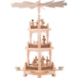 3-stöckige Pyramide Zur Weihnacht - 45 cm
