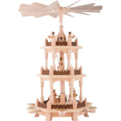 3-stöckige Pyramide Zur Weihnacht - 45 cm