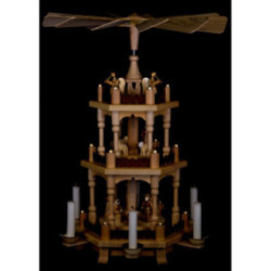 3-stöckige Pyramide Zur Weihnacht - 45 cm