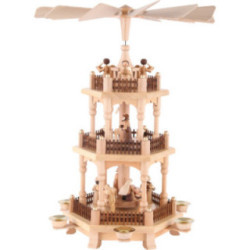 3-stöckige Pyramide Zur Weihnacht - 45 cm