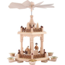 2-Tier Pyramid - Merry Christmas - 29 cm / 11 inch