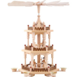 3-Tier Pyramid - Merry Christmas - 41 cm / 16 inch