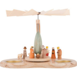 1-Tier Pyramid - Miniature Nativity - 17 cm / 6.7 inch