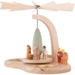 1-Tier Pyramid - Miniature Nativity - 17 cm / 6.7 inch