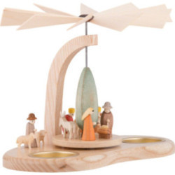 1-Tier Pyramid - Miniature Nativity - 17 cm / 6.7 inch