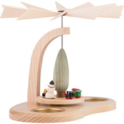 1-stöckige Pyramide Kinderpyramide mit Teelicht - 17 cm