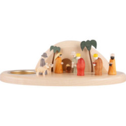 Kerzenhalter Krippe Felsengrotte - 6 cm